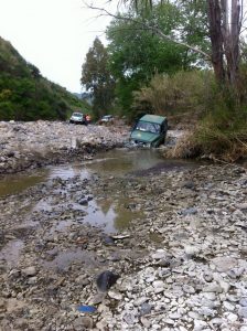 fuoristrada percorso acqua