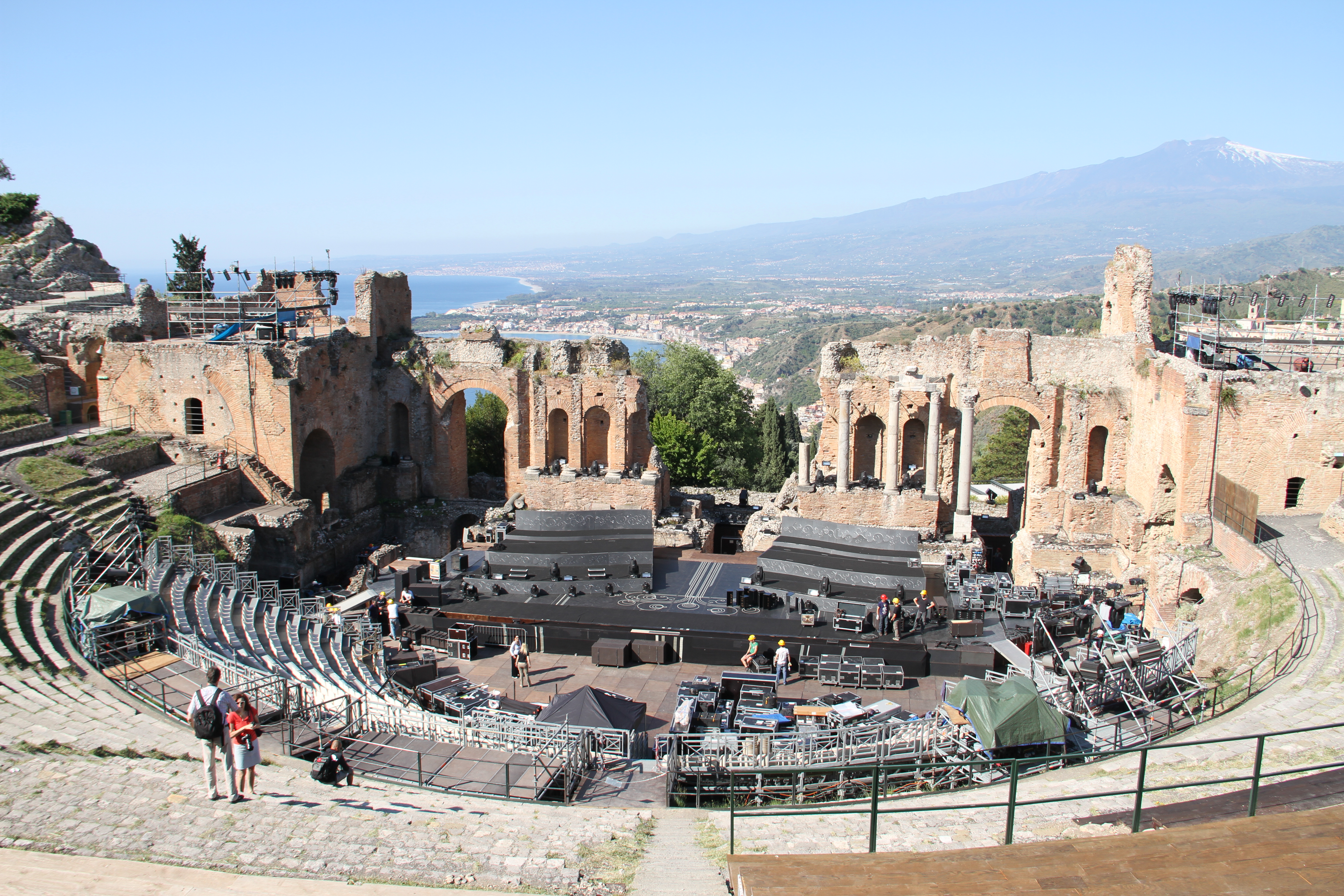 La Pausini inaugura Taormina Arte