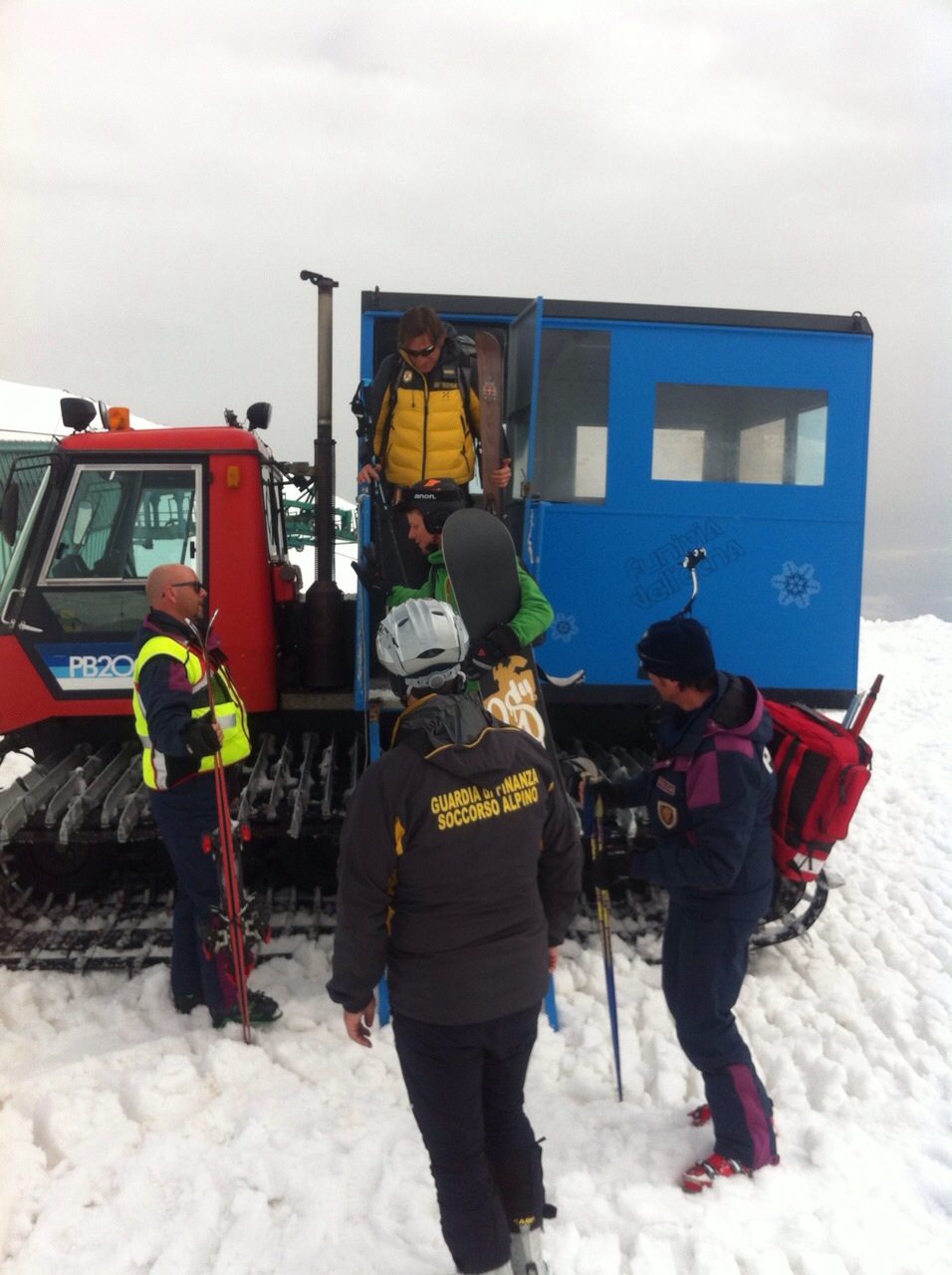 Etna, ancora un incidente sulla neve. Salvato uno sciatore ferito