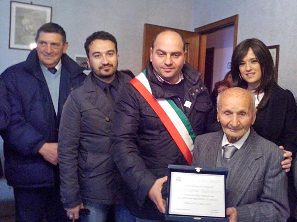 Belpasso, festeggiato cittadino centenario