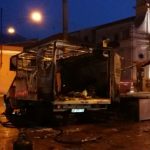 Trepunti, in fiamme camion di crispelle