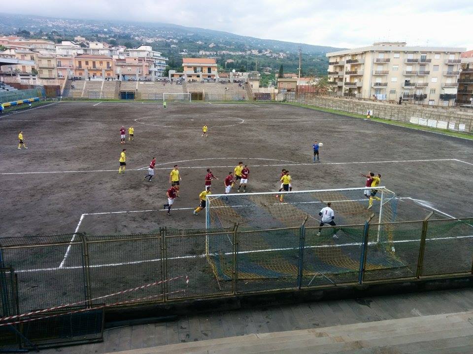 Giarre calcio: sconfitta inaspettata con il Rosolini