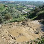 Preoccupazione a Calatabiano: le intense piogge “dissestano” la collina di contrada Piraino