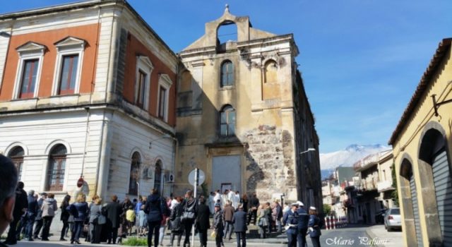 Giarre, nello splendore del Duomo la prima domenica delle palme dopo la riapertura FOTOGALLERY