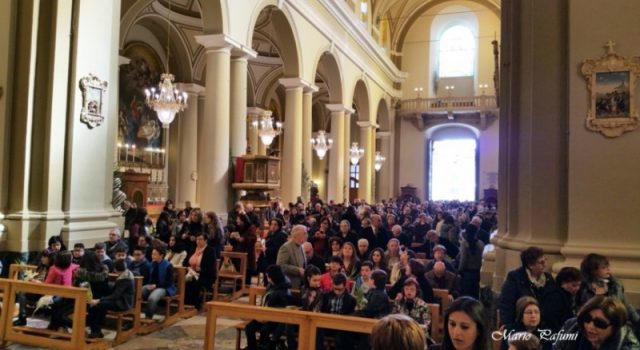 Giarre, nello splendore del Duomo la prima domenica delle palme dopo la riapertura FOTOGALLERY