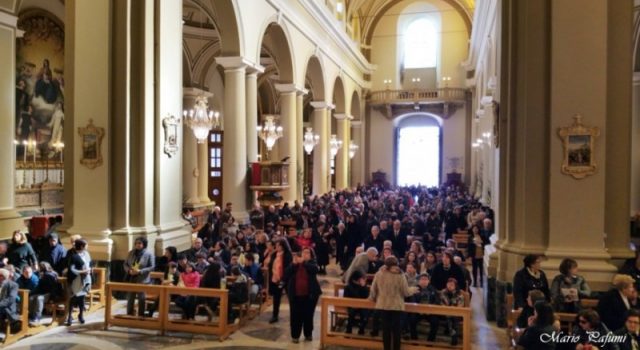 Giarre, nello splendore del Duomo la prima domenica delle palme dopo la riapertura FOTOGALLERY