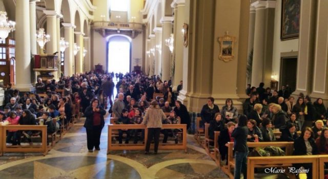 Giarre, nello splendore del Duomo la prima domenica delle palme dopo la riapertura FOTOGALLERY