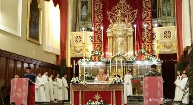 Giarre, nello splendore del Duomo la prima domenica delle palme dopo la riapertura FOTOGALLERY