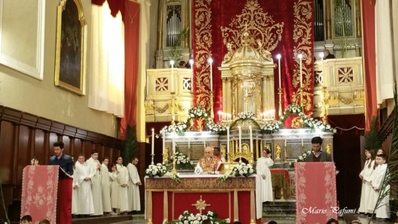 Giarre, nello splendore del Duomo la prima domenica delle palme dopo la riapertura FOTOGALLERY