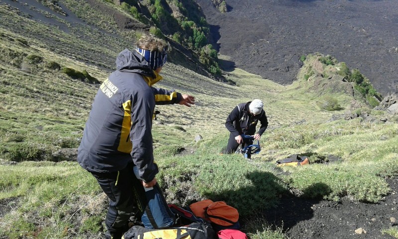 Etna, tratto in salvo turista tedesco disperso