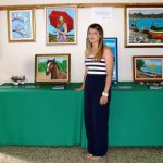 Giarre, pittura: Chiara Rapisarda, con successo. Otre 500 visitatori alla sua mostra.