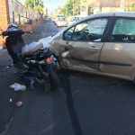 Giarre, scooter contro auto: un ferito