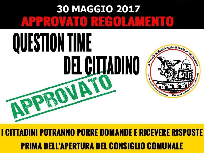 Sant’Angelo di Brolo, uno dei primi Comuni della provincia di Messina ad approvare il ‘’Question Time del Cittadino’’