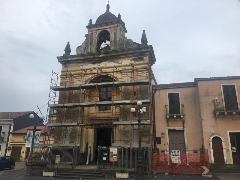 Santa Maria la Strada, al via restauro della facciata del Santuario