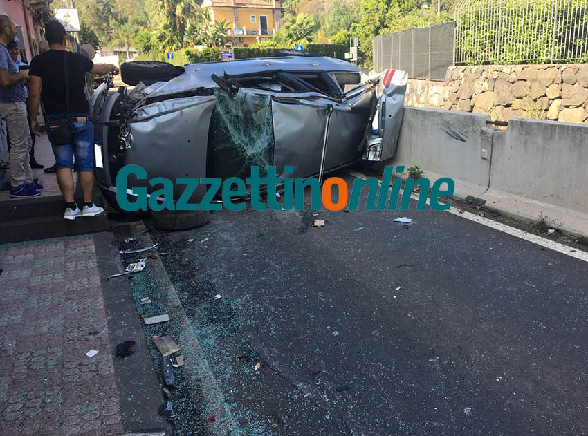 Incidente tra Giarre e Santa Venerina: un ferito VIDEO