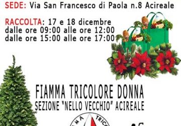 Acireale, raccolta alimentare in favore della “Casa Sollievo San Camillo”