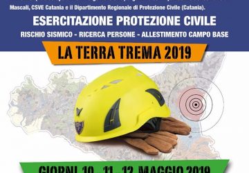 Mascali, "la Terra trema" esercitazione di protezione civile  dal 10 al 12 maggio