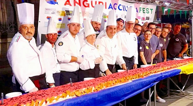 A Belpasso un dolce da Guinness: la torta gigante all’anguria di “Ristoworld Italy”