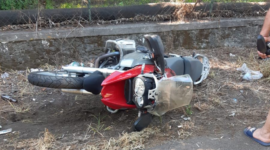 Mascali, incidente lungo la SS 114. Ferito un motociclista