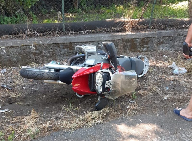 Mascali, incidente lungo la SS 114. Ferito un motociclista