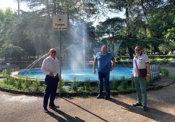 Riposto, rinasce la fontana artistica di villa Pantano