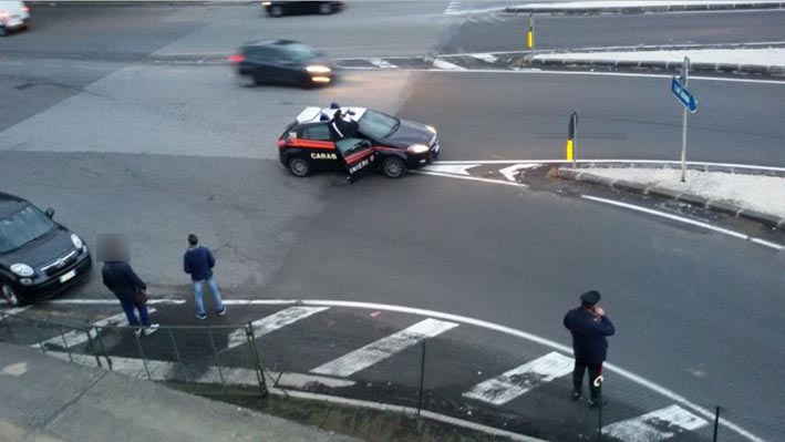 Giarre, ancora un colpo dei carabinieri: fermato mascalese incensurato con la cocaina