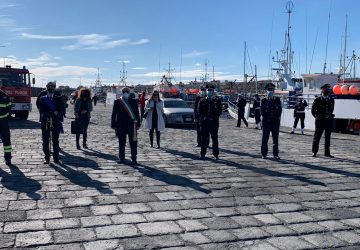 Riposto, celebrazioni al porto della Guardia Costiera e dei Vigili del fuoco per Santa Barbara