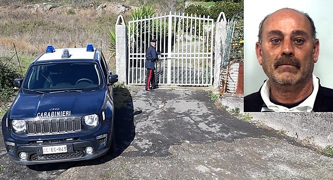 Militello Val di Catania, bloccato dai Cc mentre razzia un casolare