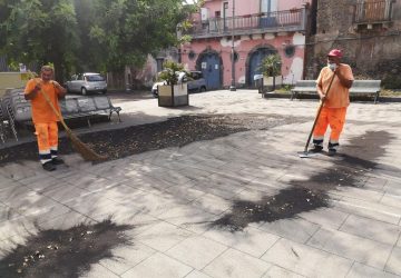 Giarre, spazzamento cenere: il ruolo della Igm