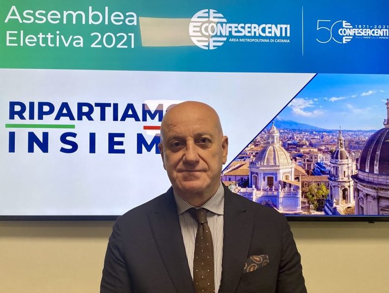 Rinnovo Confesercenti Area Metropolitana di Catania: l’imprenditore Claudio Miceli riconfermato presidente