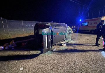 Mascali, spaventoso incidente sulla via Torrente Vallonazzo: due feriti VIDEO