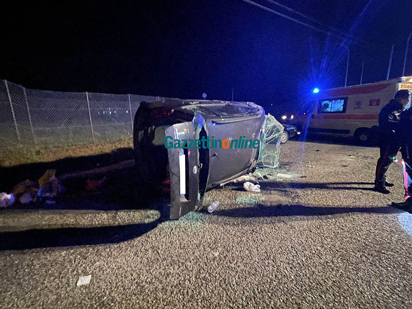 Mascali, spaventoso incidente sulla via Torrente Vallonazzo: due feriti VIDEO