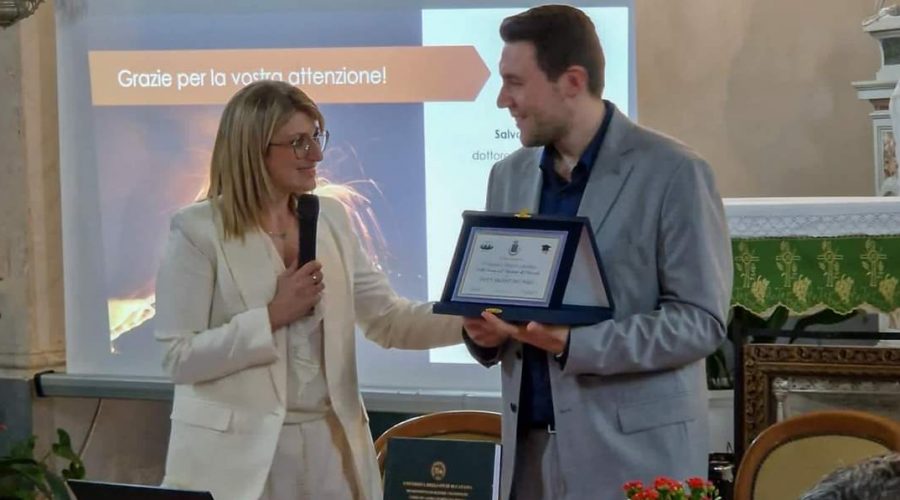 Mascali, il primo premio tesi di laurea sulla Storia e il territorio di Mascali a Salvatore Faro