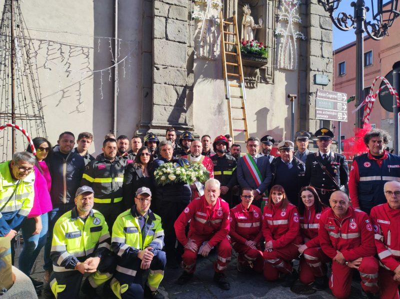 Francavilla, i Vigili del Fuoco hanno reso omaggio a Santa Barbara