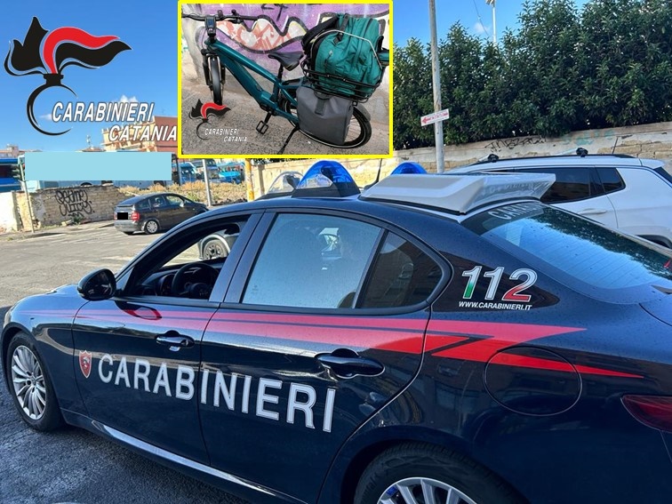 I Carabinieri ritrovano la bicicletta rubata ad una signora