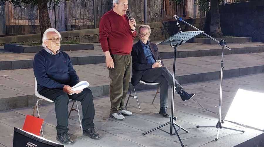 Giarre, Paolo Sessa e Bruno Torrisi leggono Lettere di condannati a morte della Resistenza italiana VIDEO