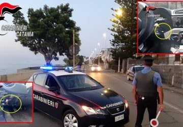 Calatabiano, ladro d’auto in azione “disturbato” dai Carabinieri: denunciato