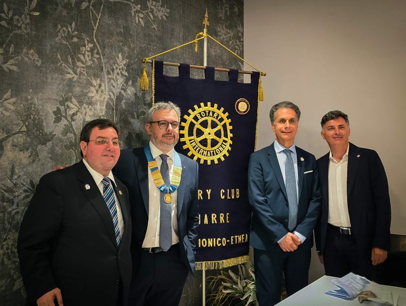 Dario Lo Giudice nominato presidente del Rotary Club Giarre Riviera Jonica Etnea