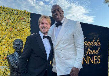 La Fondazione Mandela organizza un evento di raccolta fondi a Cannes con la Grande Stella del Basket Magic Johnson