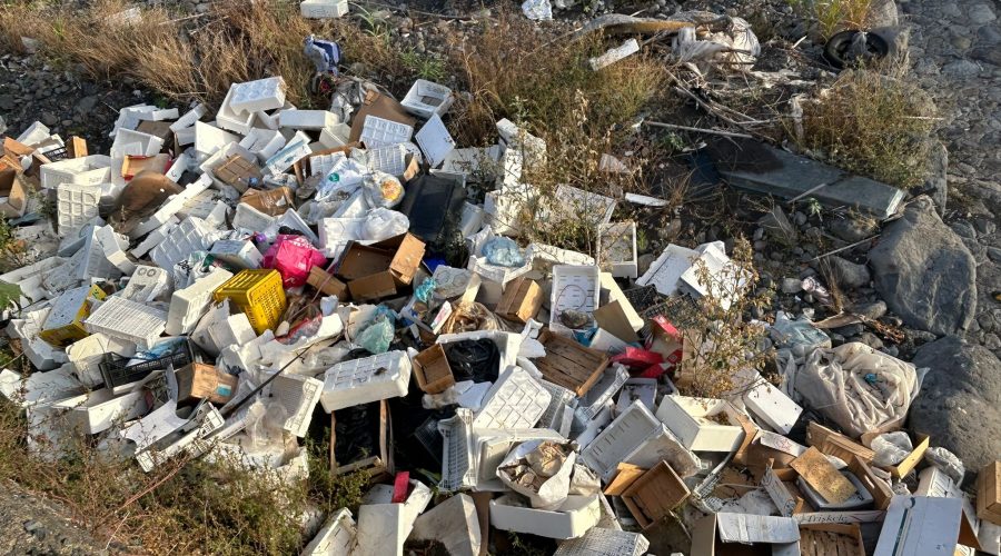 Riposto, una gigantesca pattumiera nel letto del torrente Torre. Allarme igienico sanitario