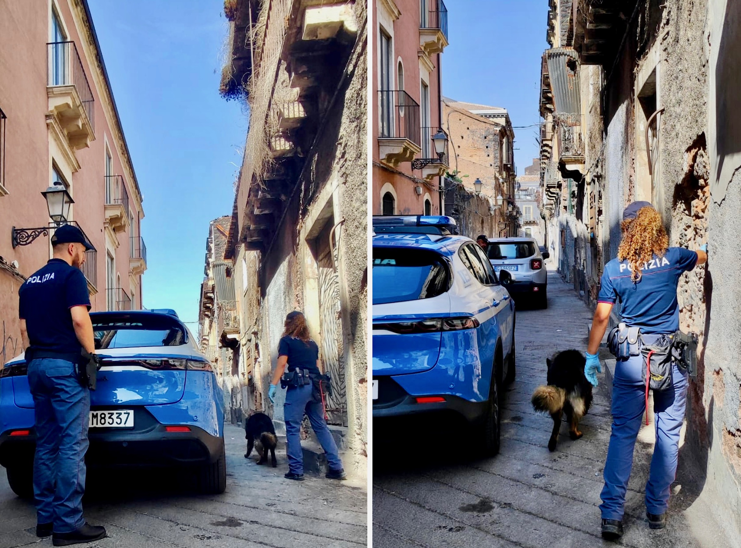 Controlli a tappeto della Polizia a San Berillo