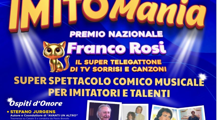 Zafferana Etnea il prossimo 30 agosto ospiterà “Imitomania – premio nazionale “Franco Rosi”