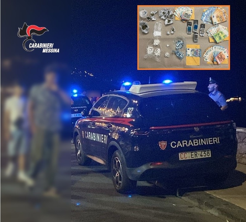 Giardini Naxos, due arresti per spaccio di droga