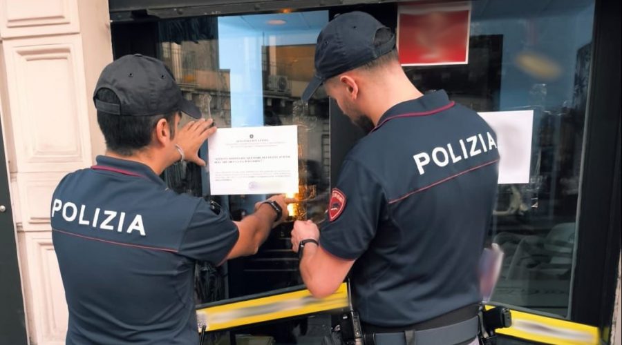 E’ punto d’incontro di pregiudicati: sospesa l’attività di un chiosco bar