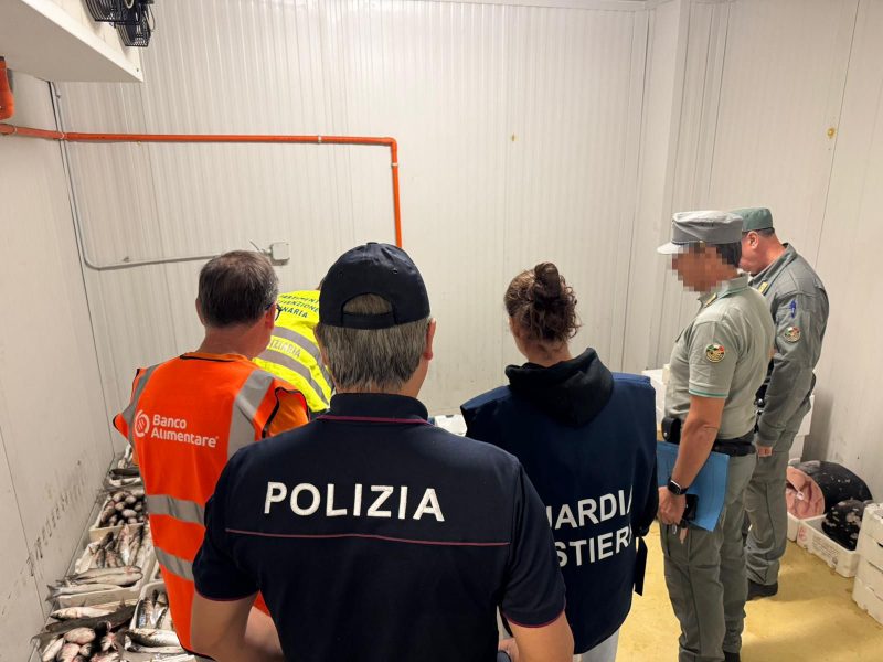 Controlli al mercato ittico: sequestrati e donati al Banco Alimentare ben 500 kg di prodotti