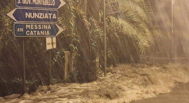 Maltempo, flagellato comprensorio Giarrese. Allagamenti sulla A18. Scuole chiuse in diversi Comuni VIDEO