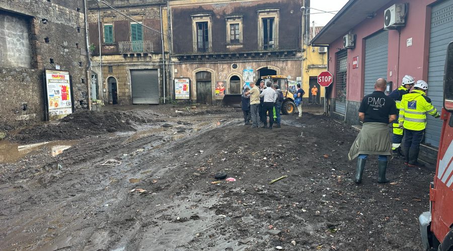 Nubifragio a Mascali, il racconto dei volontari di Protezione civile FOTO VIDEO