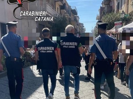 “Lavoro nero”: controlli di Carabinieri e NIL all’Ottobrata di Zafferana Etnea: diverse sanzioni