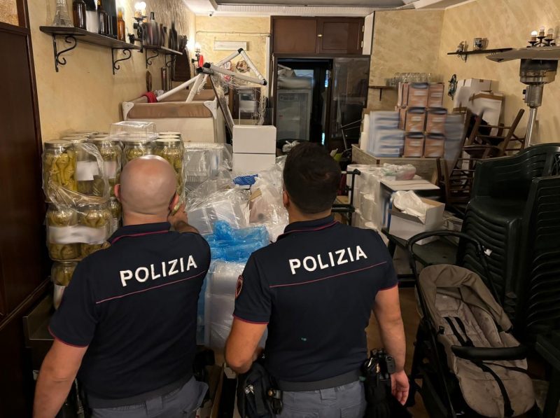 Controlli in una trattoria di via Plebiscito a Catania: sanzioni per oltre 60 mila euro