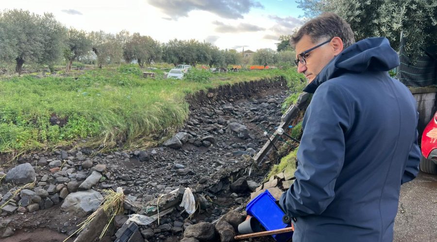 Alluvione del 13 novembre, l’on. Barbagallo sui luoghi: “non solo solidarietà, ora ristori certi per ripristino danni”